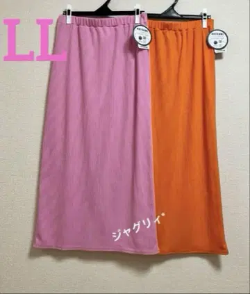 시마무라 NATSUMI 내로우 스커트 LL 핑크 오렌지