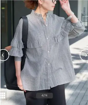 새상품 스픽 앤 스팬 실크 티어드 블라우스