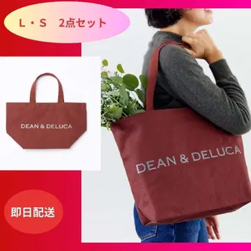 DEAN&DELUCA 2개 세트 2024 차리티 토트 레드 콩