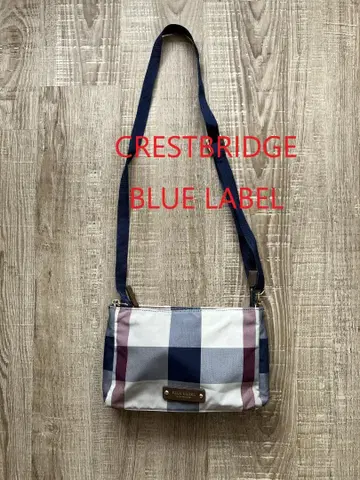 CRESTBRIDGE BLUE LABEL 체크 파우치