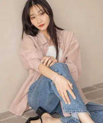 선택 가능한 숏 기장과 롱 기장 시어 셔츠 LS
