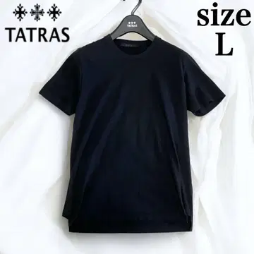 새상품급 타트라스 티셔츠 반팔 블랙 무지 L 03