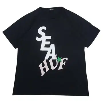 새상품급 윈드앤씨 x 하프 XL 블랙