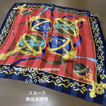 Roberta di Camerino 실크 100% 스카프 미사용 새상품