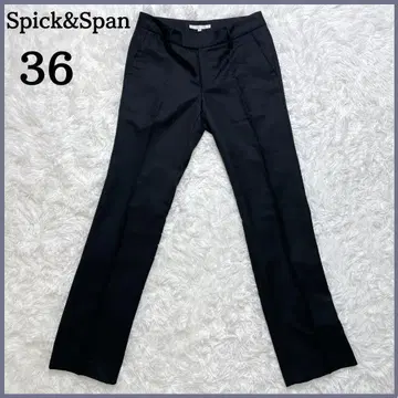 Spick & Span 스픽 앤 스팬 슬랙스 팬츠 블랙 S