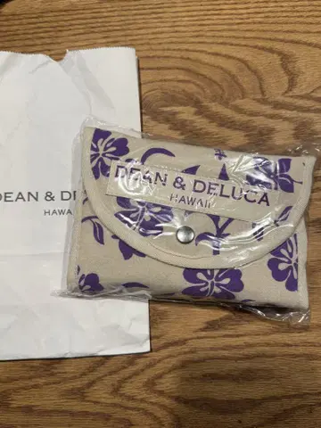 DEAN & DELUCA 하와이 2025년 한정 에코백 씨쉘 퍼플