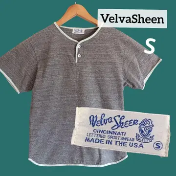 벨바쉰/미국제/VelvaSheen/헨리넥 티셔츠/S