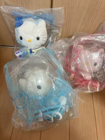 헬로키티 봉제 인형 세트 맥도날드