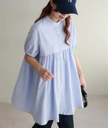 [WEB 한정판] 티어드 개더 튜닉