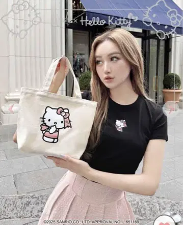 RadyHello Kitty 토트백 프리 사이즈/내추럴 핑크