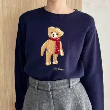 24AW 현행 완판템 릴리 브라운 릴리 베어 니트 스웨터 비쥬