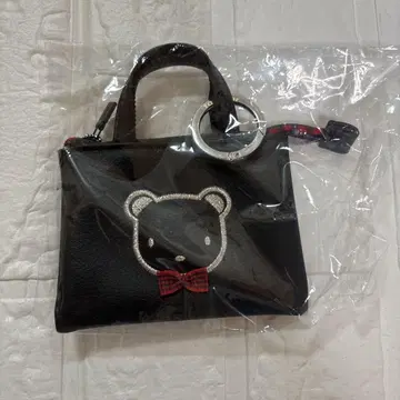 새상품  미니 백 참 블랙