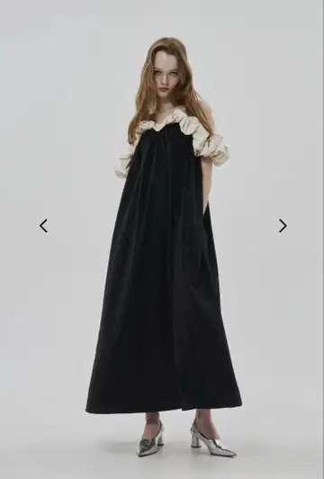 토이 에리 프릴 원피스