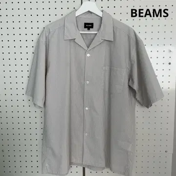 빔즈 오픈 카라 셔츠 L 사이즈