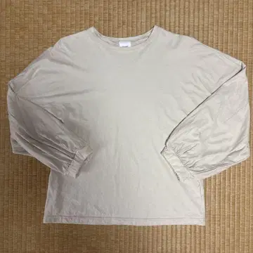 Gauze# 7부 길이 돌먼 컷 티셔츠