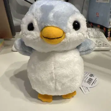 요시토쿠 Lovely Marine Animals 펭귄 봉제 인형 블루