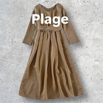 [ 새상품급 ] Plage 비스코스 벨트 마크 원피스
