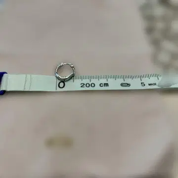 에테 후프 귀걸이 실버 (한쪽)