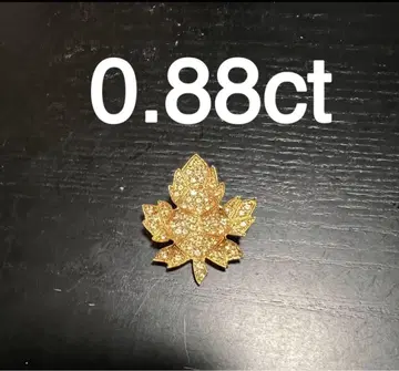 브로치 골드 빈티지 멜레 다이아몬드 0.88ct
