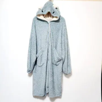 룸웨어 블루 공룡 모코모코 따뜻한 코스프레 귀여운 가을/겨울 파자마