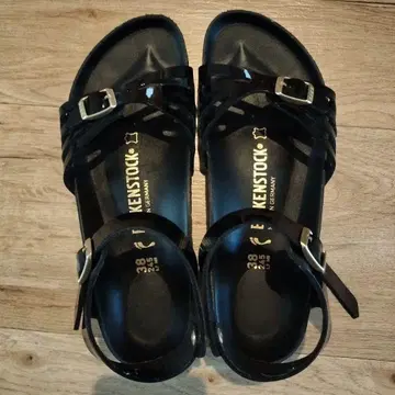 Birkenstock Bali 38 24.5 블랙
