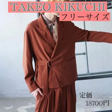 [ 자켓 ] 타이로켄 자켓 다케오 키쿠치 브라운 프리
