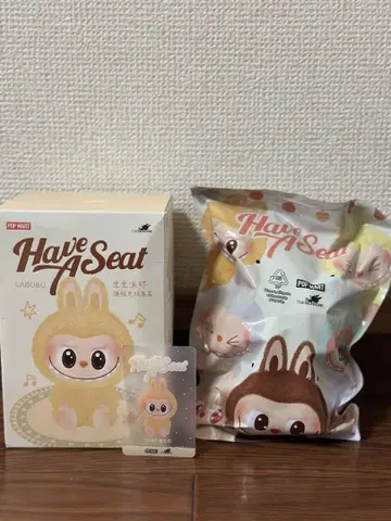 러브부 LABUBU Have A Seat 봉제 인형 BABA