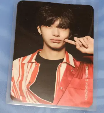 MONSTA X 현원 카드 사노쿠 트레이딩 카드 몬베베