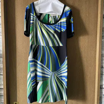 EMILIO PUCCI 반팔 무릎 기장 원피스