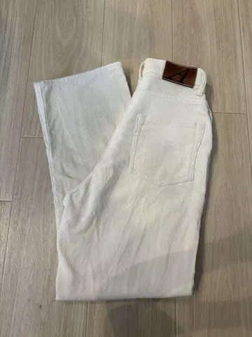 ANATOMICA 코듀로이 팬츠 화이트 Size24