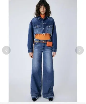 MOUSSY 와이드 데님