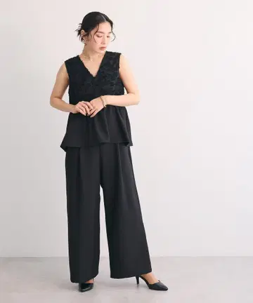 Green Parks Railme 자카드 페플럼 살로펫