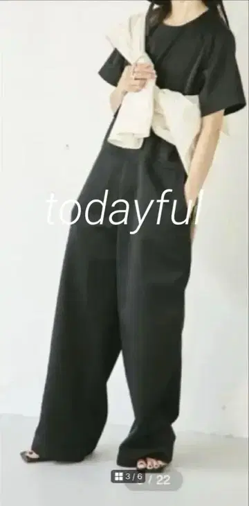 TODAYFUL 반소매 와이드 콤비네이션