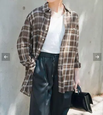 스픽 앤 스팬 코튼 보일 체크 셔츠