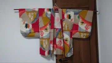 컬러풀 겉옷 기하학 패턴 꽃무늬 명선