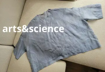 새상품급 arts&science 실크 100% 컬러리스 셔츠 시어 풀오버