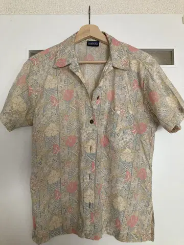 patagonia 꽃무늬 반팔 셔츠 여성용 M