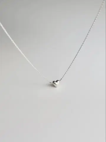gagan - love necklace 실버
