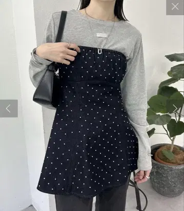 새상품 mystic 스터드 뷔스티에 미스틱