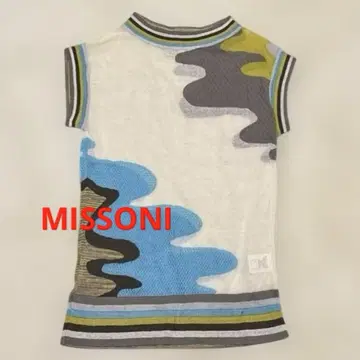 MISSONI 미쏘니 슬리브리스 스웨터 니트 여름용