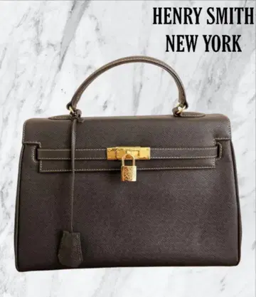 [새상품급] HENRY SMITH NEW YORK 가죽 주름 가방 카데나