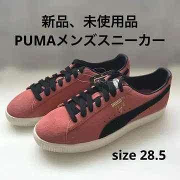 [미사용 새상품] PUMA 남성용 스니커즈 size28.5 연어 레드