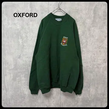 # OXFORD 옥스퍼드 대학 트레이닝복 맨투맨 그린