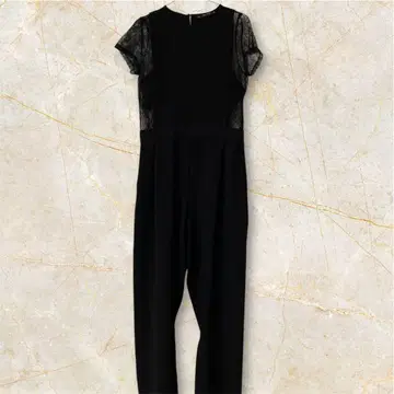 ZARA 블랙 레이스 반팔 올인원
