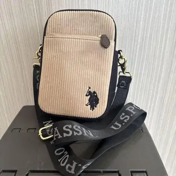 U.S. POLO ASSN. 코듀로이 숄더백