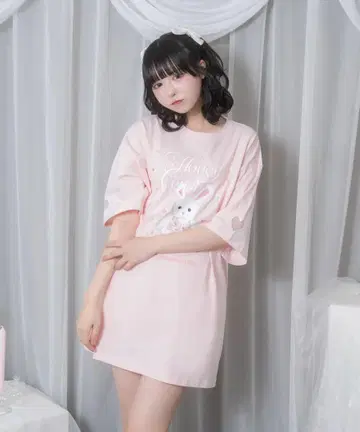 [미사용 새상품] 허니시나몬 리본 케이크 허니쨩 T셔츠