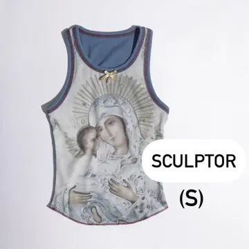 [미사용 새상품] sculptor 마리아 티어드롭 탱크탑