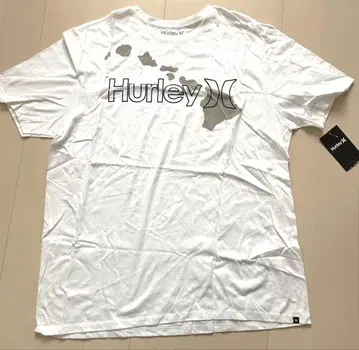 새상품: Hurley 하와이 지도 프린트 티셔츠 X-LARGE