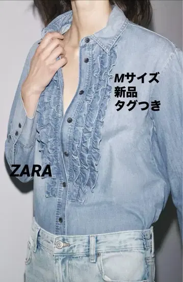 [완판템] ZARA 자라 ZW COLLECTION 데님 셔츠 M 새상품