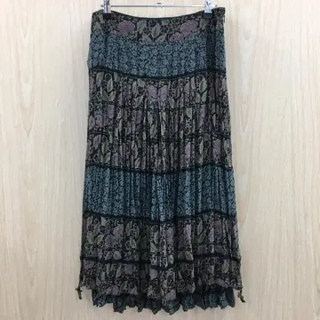 르노 BIS 꽃무늬 롱 스커트 F0627A18